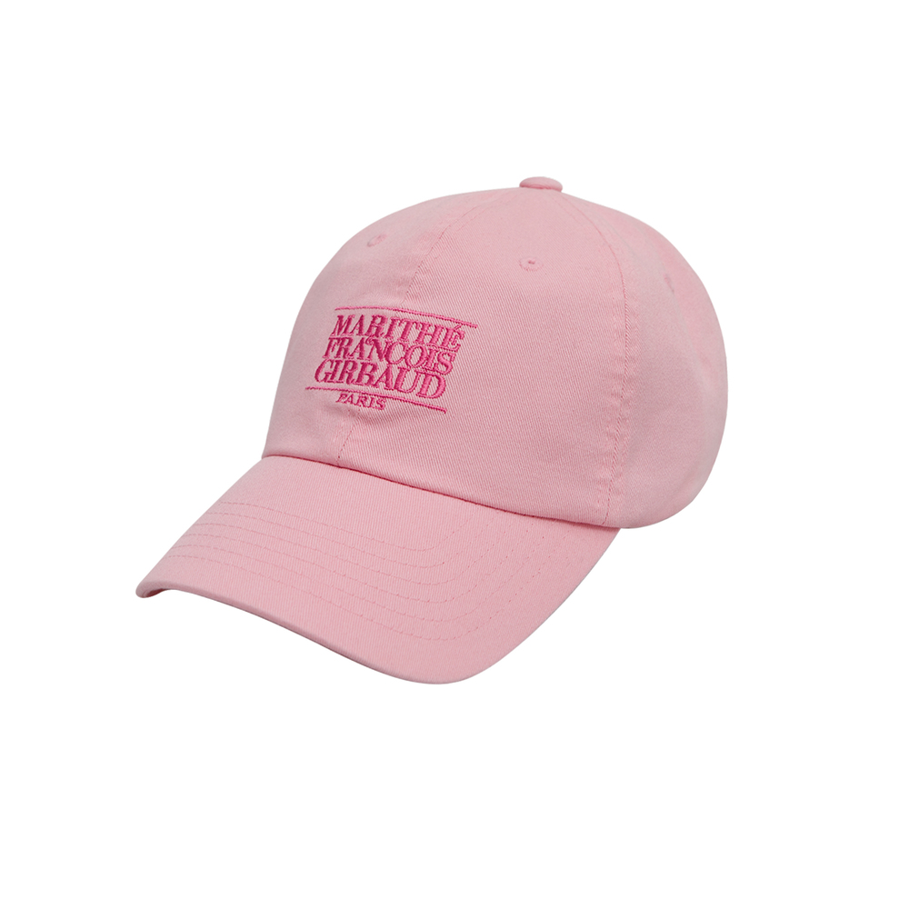 Womens Accessories Hats Marithé et François Girbaud Synthetic Embroidery Logo Beanie in Pink 