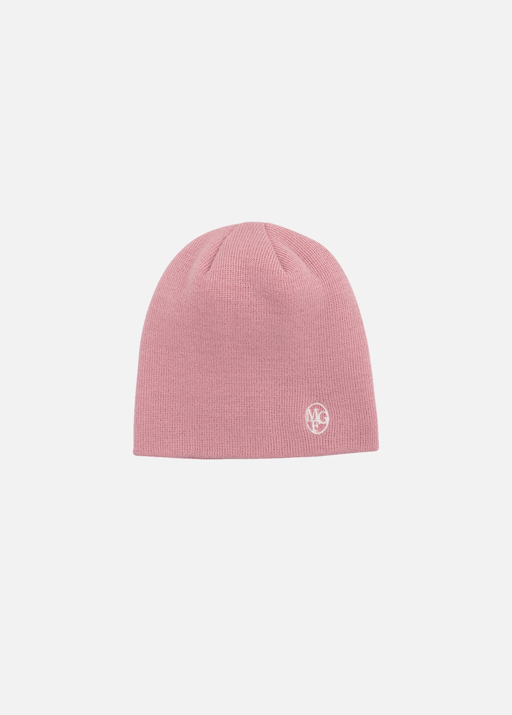 EMBROIDERY LOGO BEANIE pink
