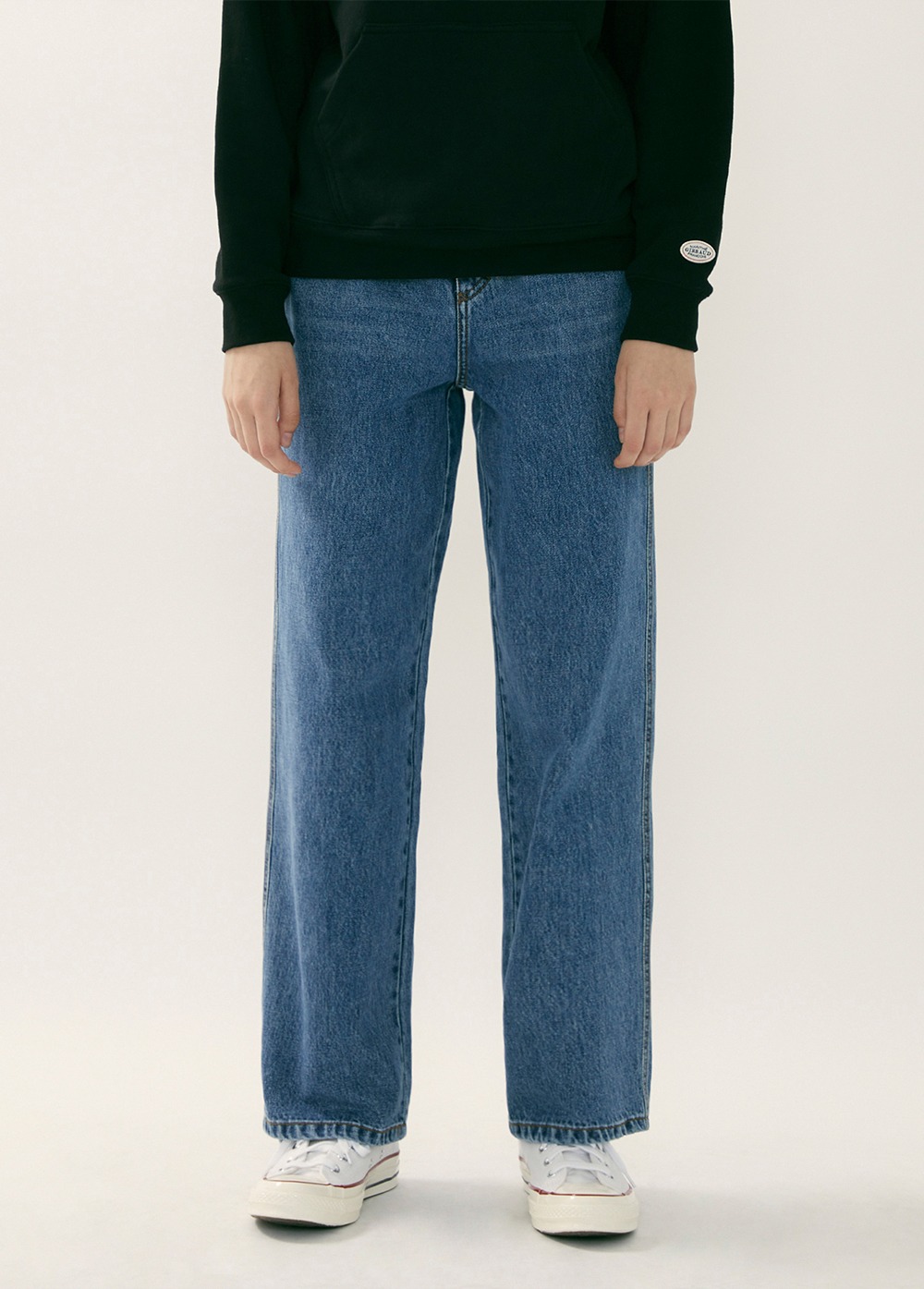 Marith\u00e9 Francois Gribaud Francois Gribaud Straight-Leg Jeans schwarz Casual-Look Mode Jeans Straight-Leg Jeans Marithé 