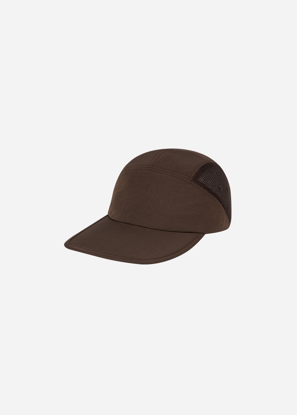 BASIC MG LOGO MESH NYLON CAP brown